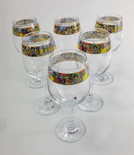 6 pcs Wine Glass Set