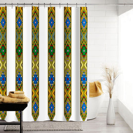 HABESHA DESIGN SHOWER CURTAIN