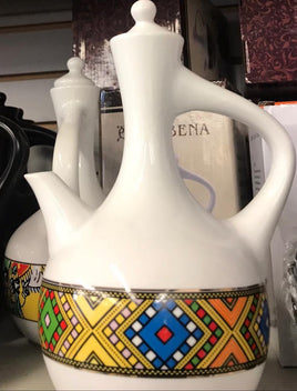 Ethiopian  Coffee Pot (Jebena) Ceramic